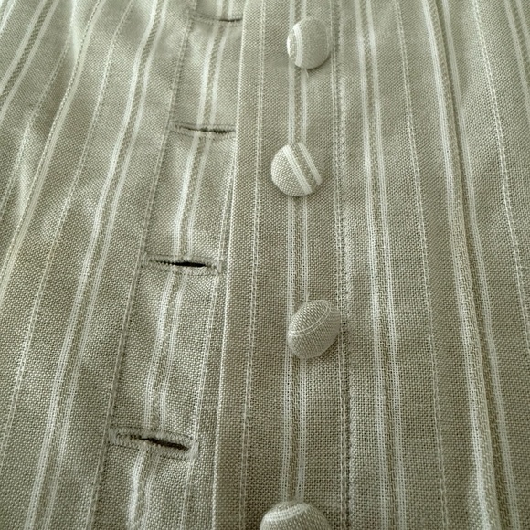 Vintage The J Peterman Company Button Up, tie back. - Picture 9 of 11